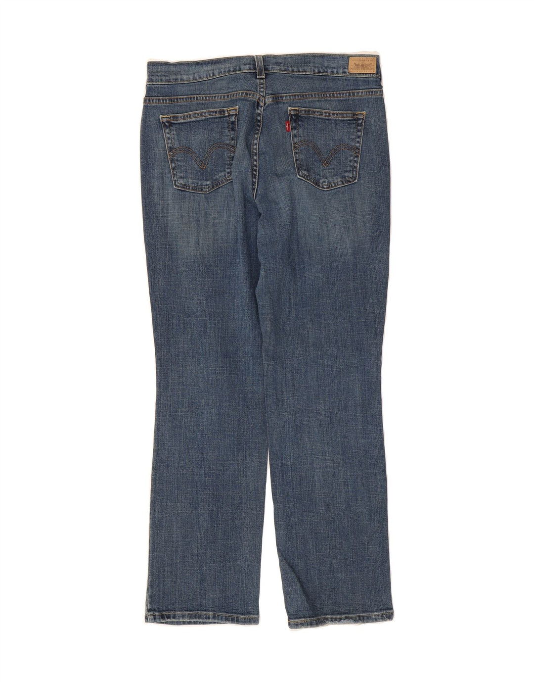 LEVI'S Womens 505 Straight Jeans US 12 Large W34 L30 Blue Cotton Vintage Levi's and Second-Hand Levi's from Messina Hembry 