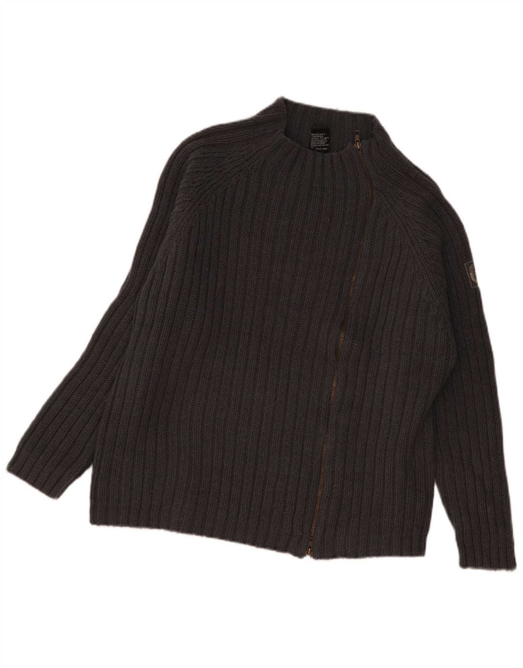Scorpion Bay Kvinders Oversized Cardigan Sweater UK 14 Medium Grå Akryl