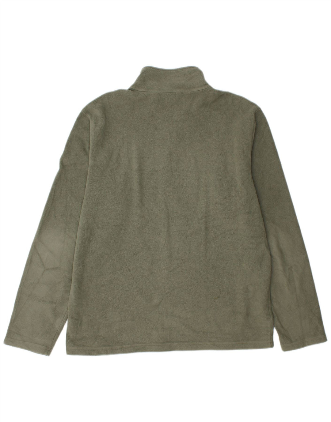 Eddie Bauer Fleece Jumper med lynlås til mænd Medium Khaki Polyester