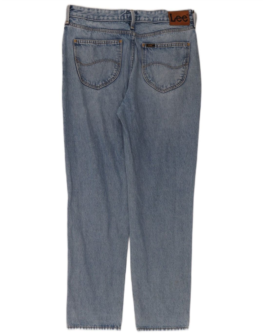 Lee Herre Mom Straight Jeans W30 L31 Blå Bomuld