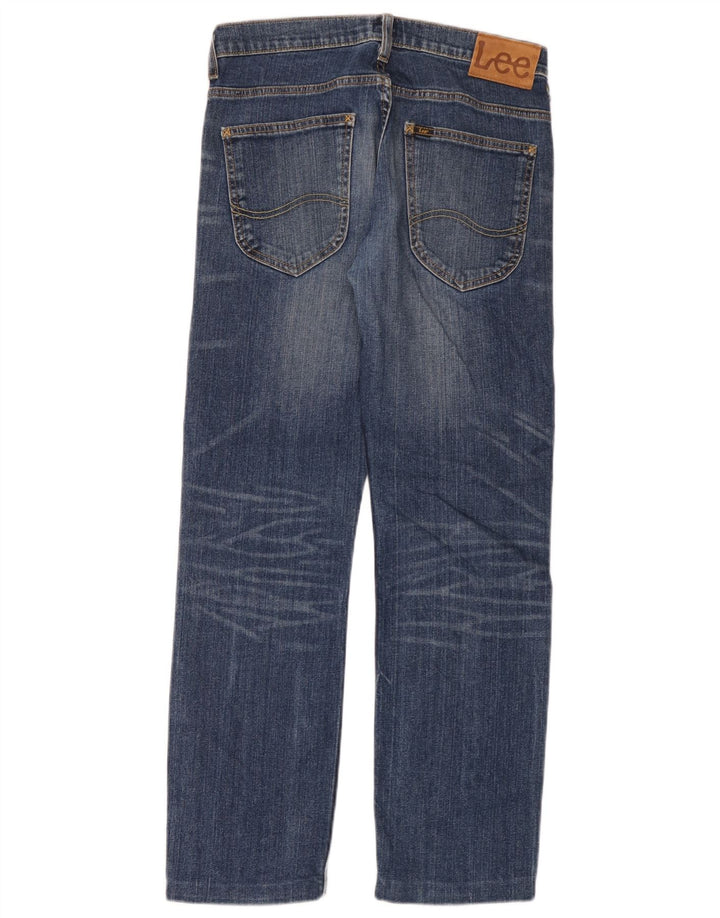 Lee Mens Powell Straight Jeans W29 L30 Blå Bomuld