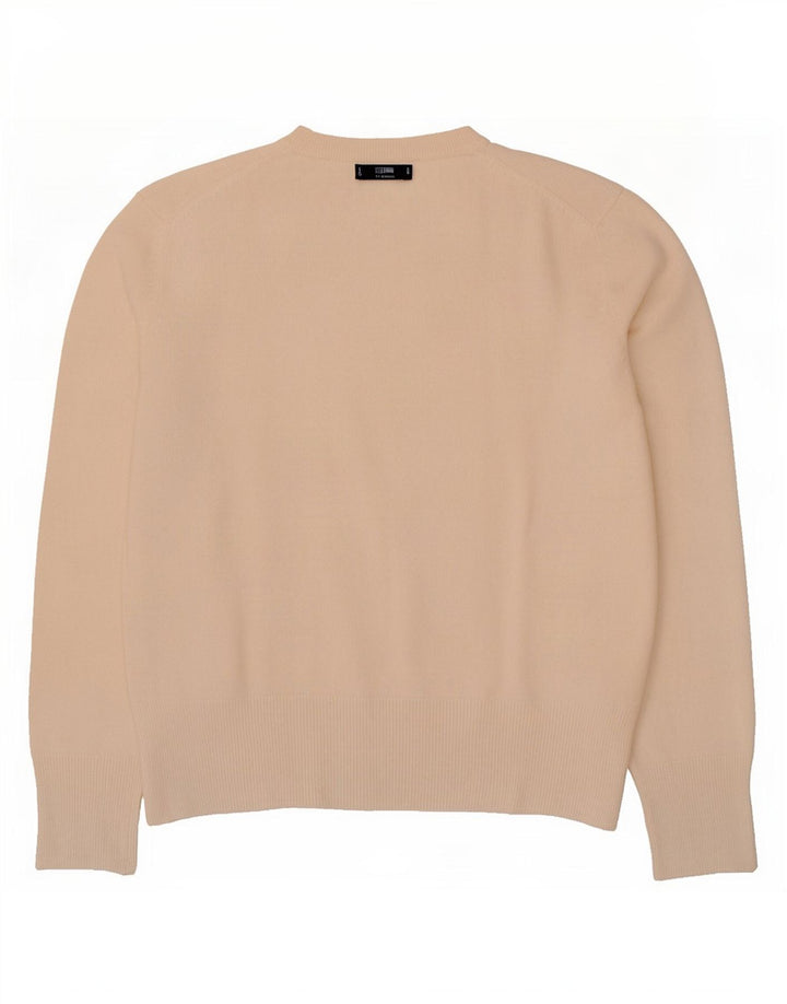 Massimo Dutti Dame Jumper Sweater UK 14 Medium Beige