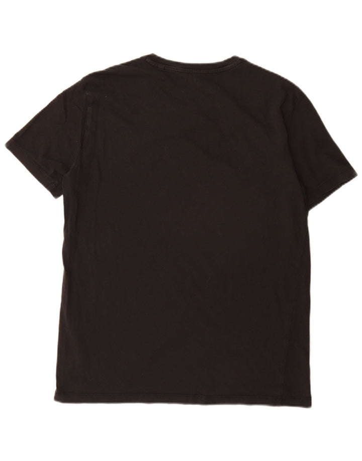 Marc O'Polo Dame T-Shirt Top UK 14 Medium Sort Bomuld