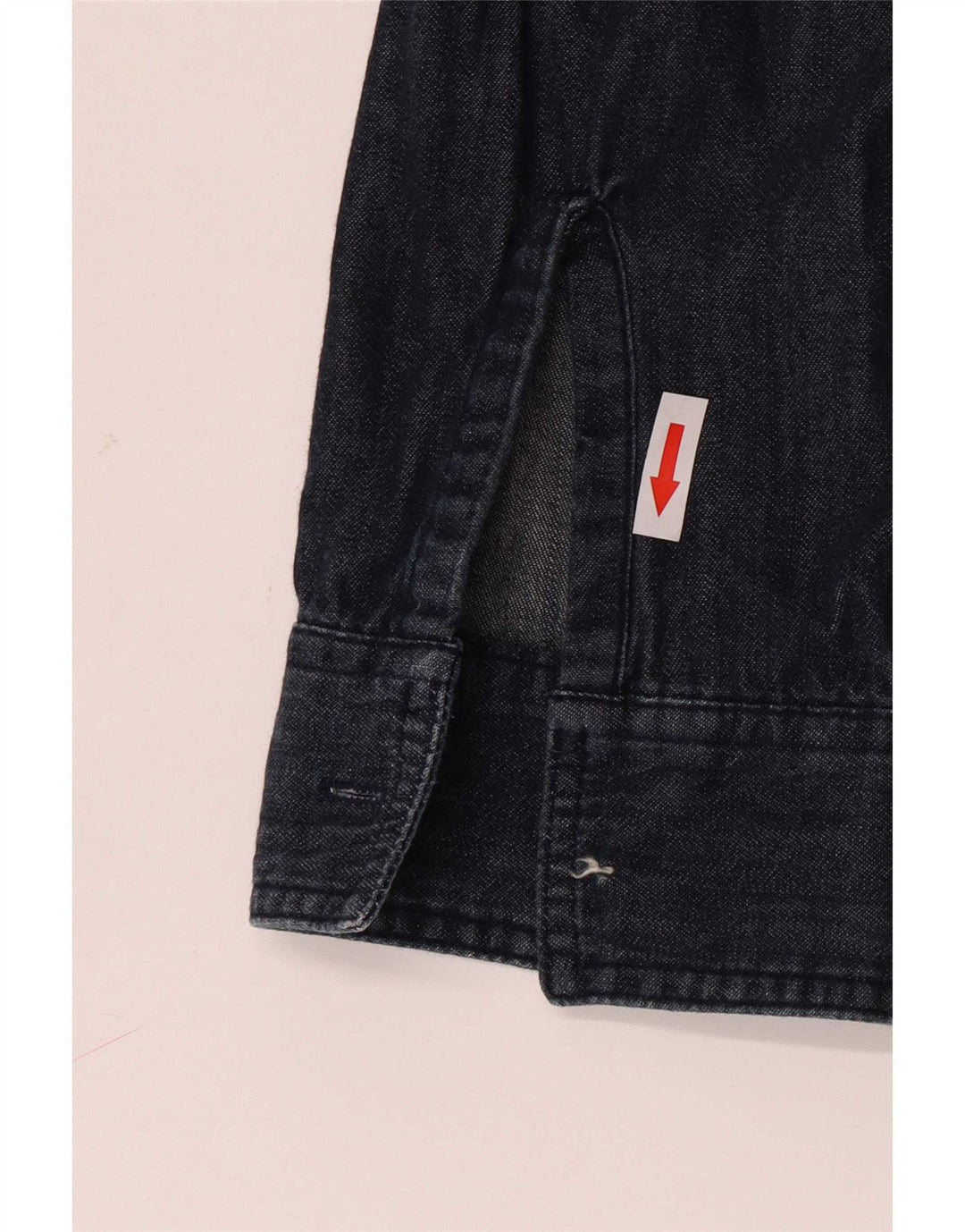 Levi's Denimskjorte til mænd Large Navy Blue Cotton