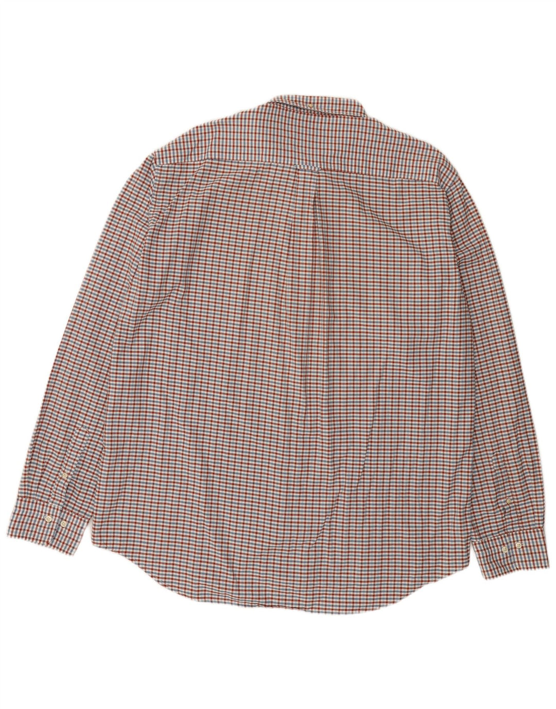 Gant Herre Regular Fit Skjorte Størrelse 47/48 19 3XL Flerfarvet Gingham Cotton
