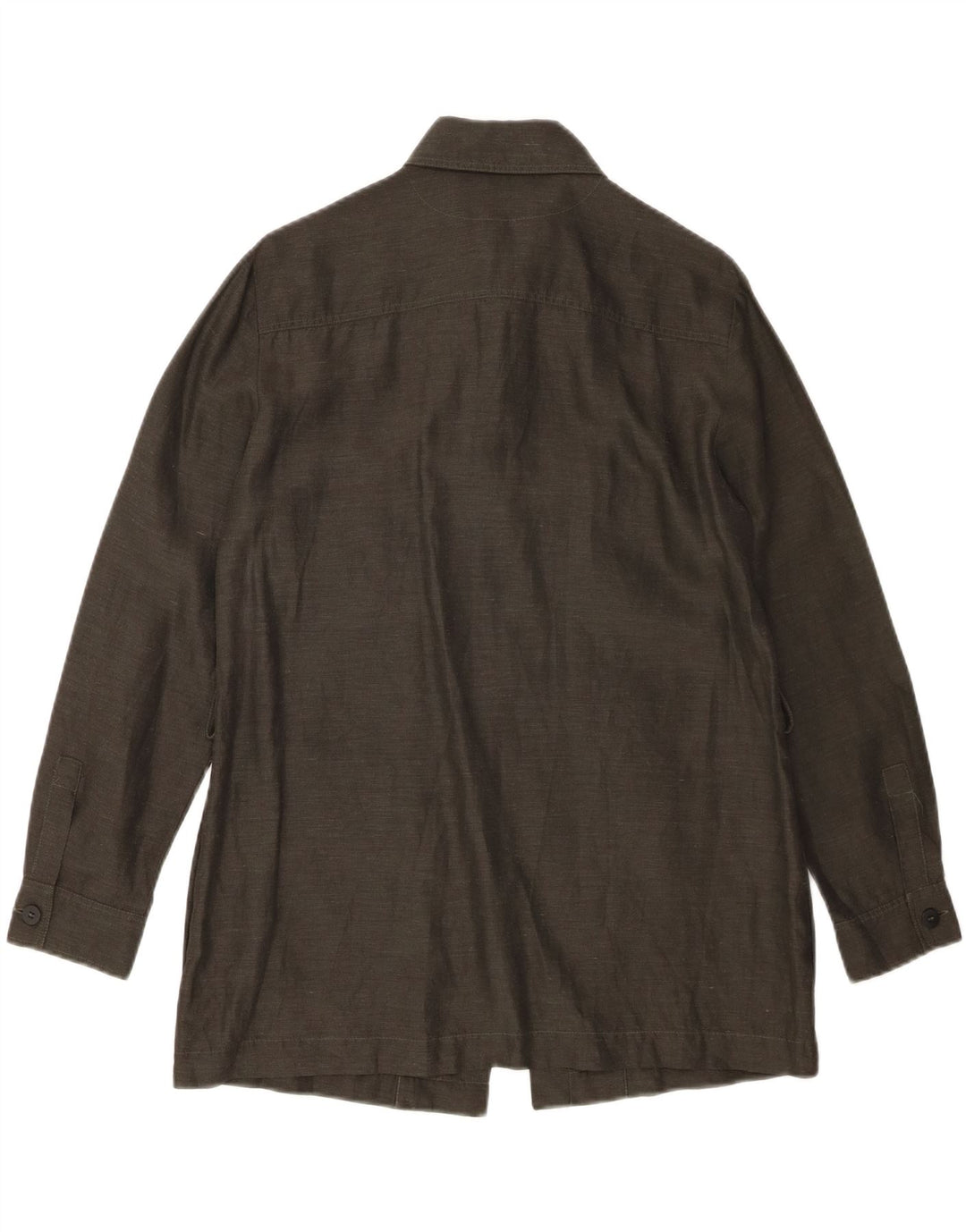 Marella Dameskjorte UK 8 Small Khaki Linen