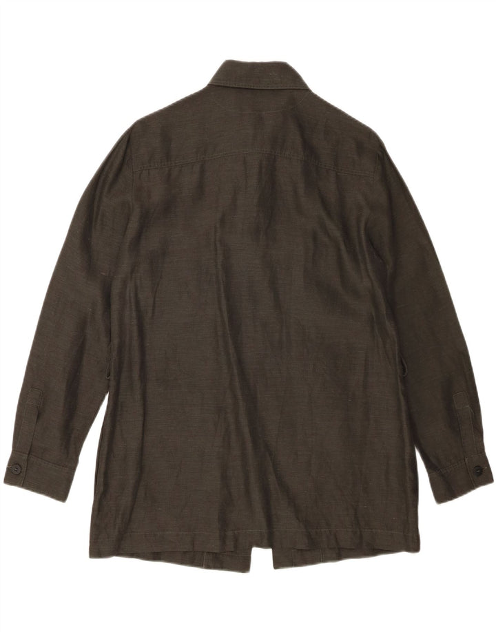 Marella Dameskjorte UK 8 Small Khaki Linen