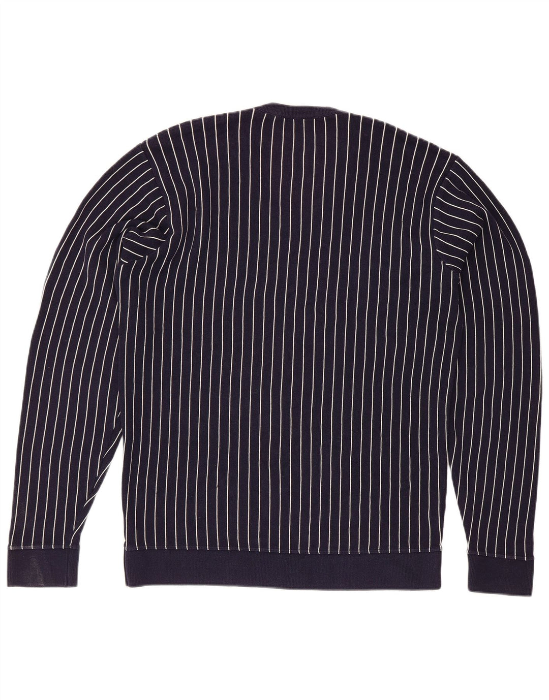 Lacoste Herre V-hals trøjetrøje størrelse 4 Medium Navyblå stribet