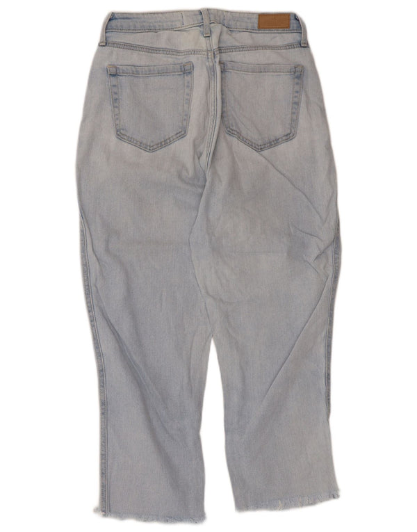 Hollister Dame Mom High Rise Curvy Tapered Jeans US 7 Medium W28 L27 Blå