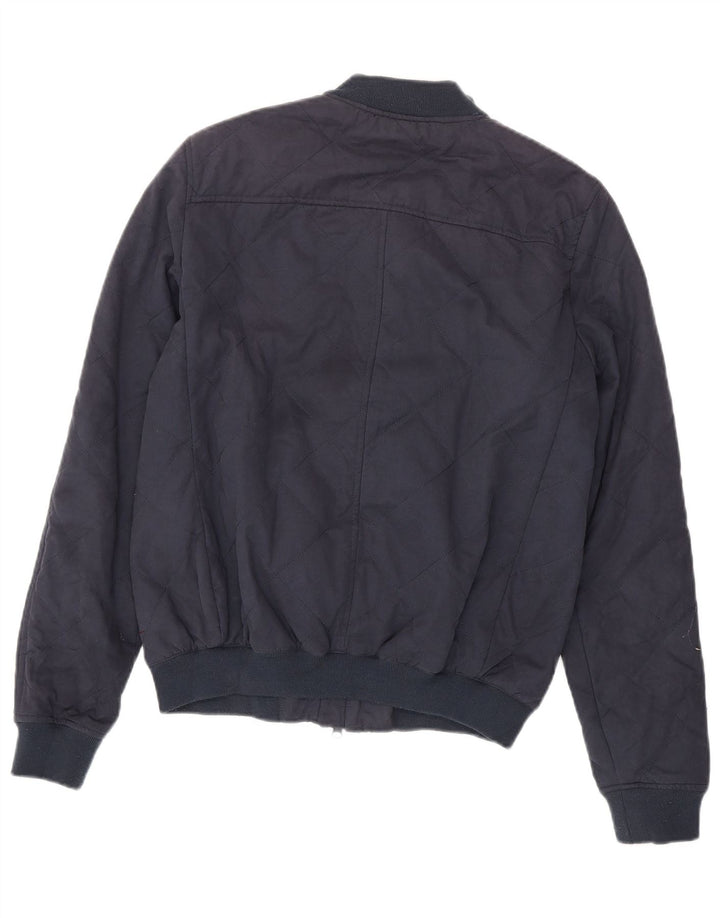 JACK WILLS Bomberjakke til mænd UK 36 Lille marineblå bomuld
