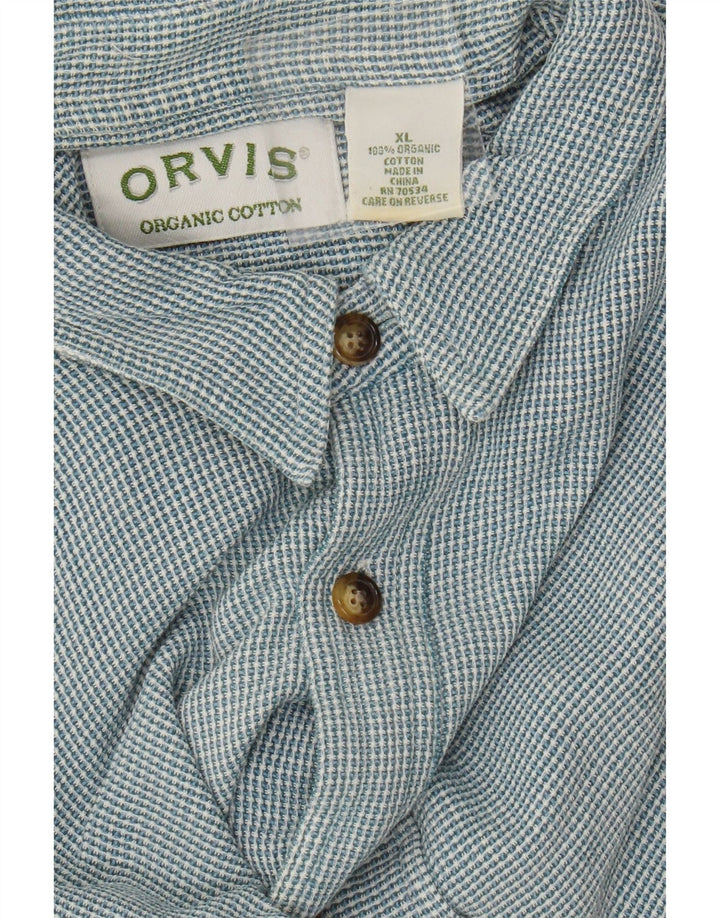 Orvis Herreskjorte XL Blå Bomuld
