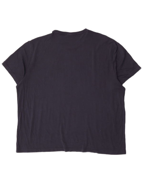 Gant herre T-shirt top 5XL marineblå