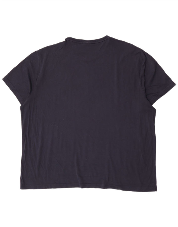 Gant herre T-shirt top 5XL marineblå