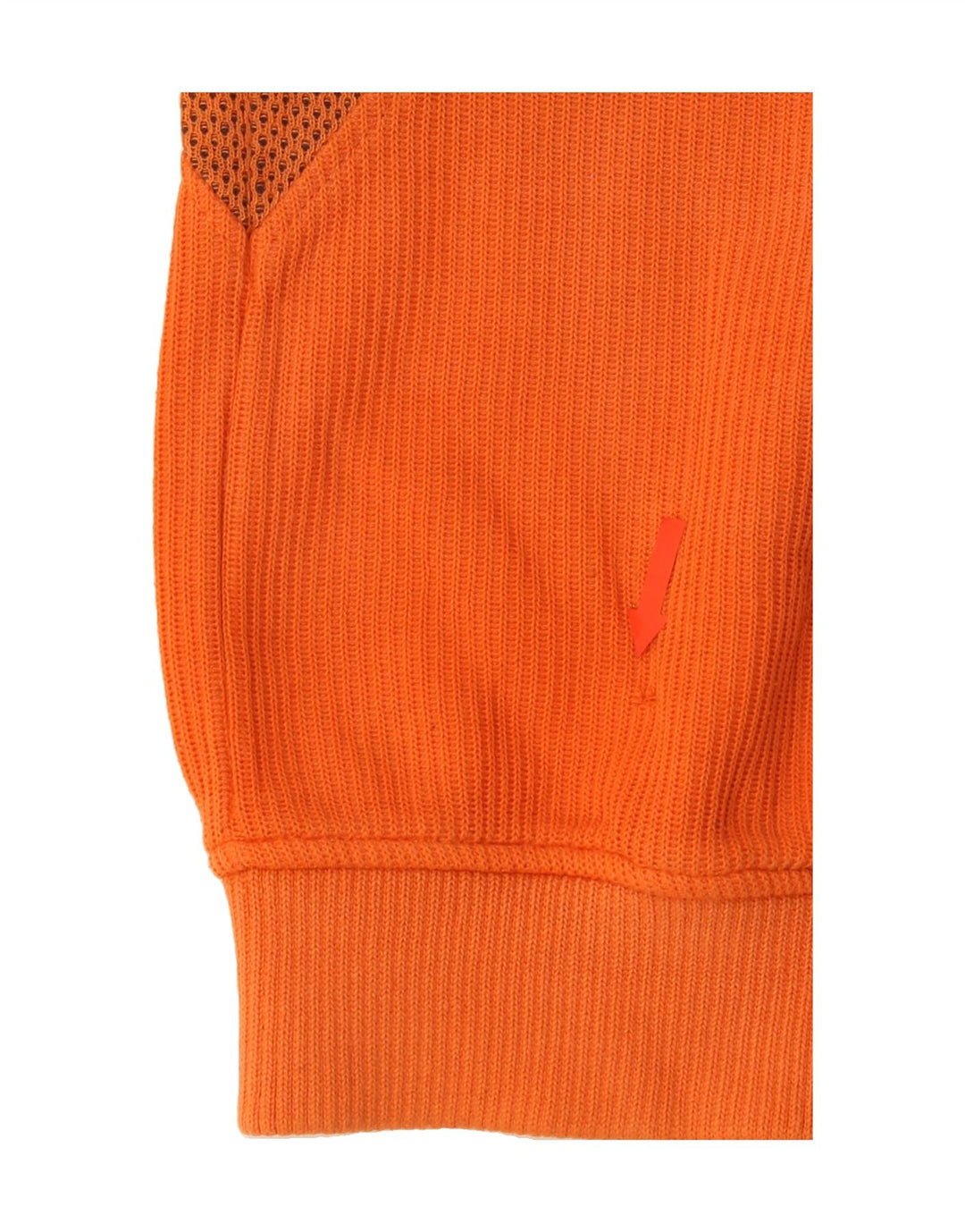 ENGBERS Mens Zip Neck Jumper Sweater Large Orange Cotton Vintage Engbers and Second-Hand Engbers from Messina Hembry 