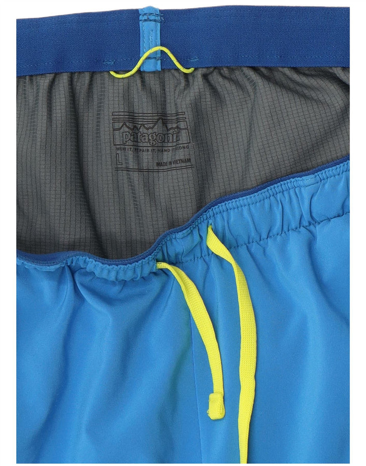Patagonia herre sportsshorts store blå
