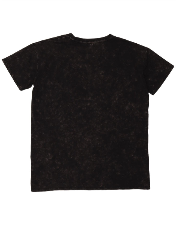 Fila Herre T-Shirt Top 2XL Sort Tie Dye Bomuld