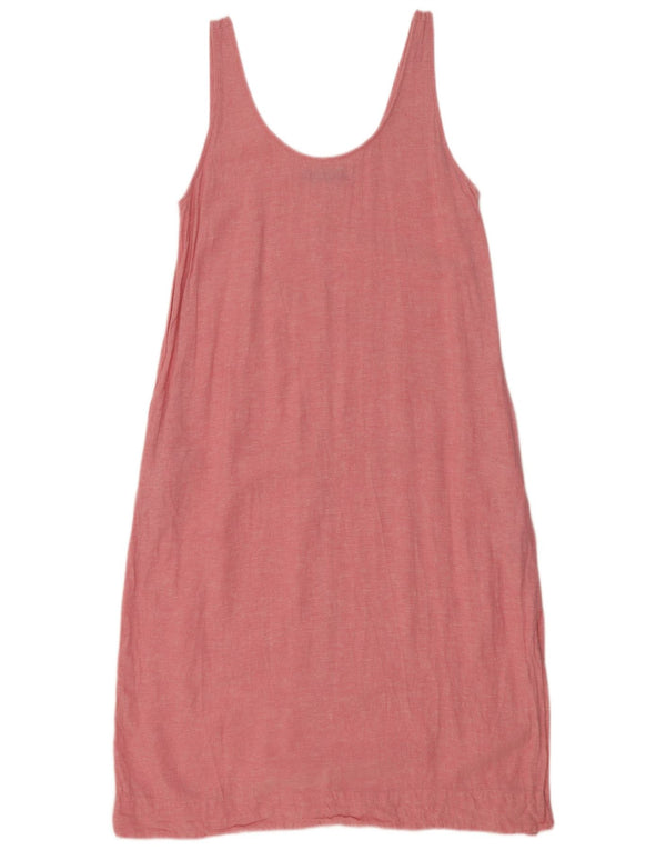 Marks & Spencer Dame Ærmeløs Shift Dress UK 12 Medium Pink Flecked