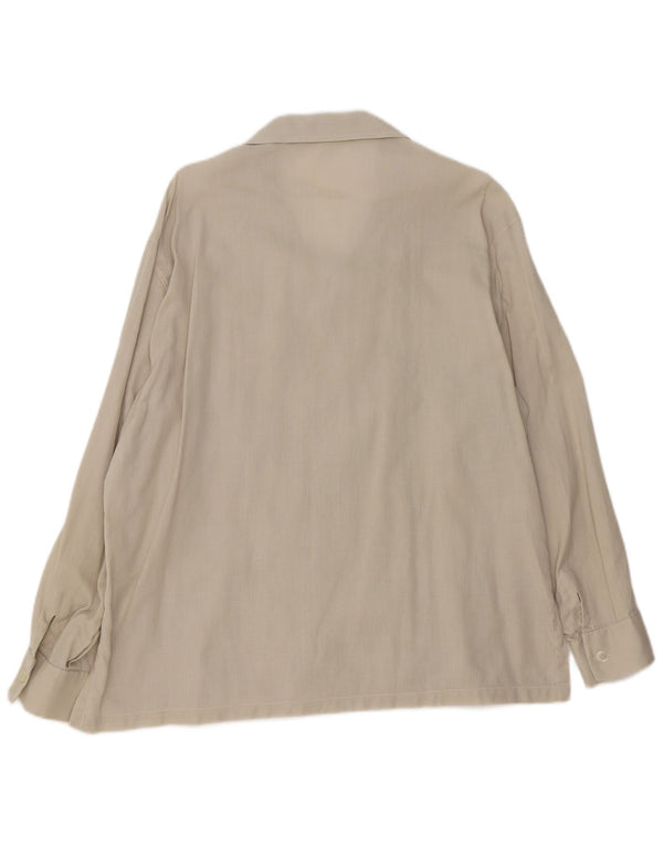 Vintage Herre Overshirt Skjorte IT 54 XL Grøn