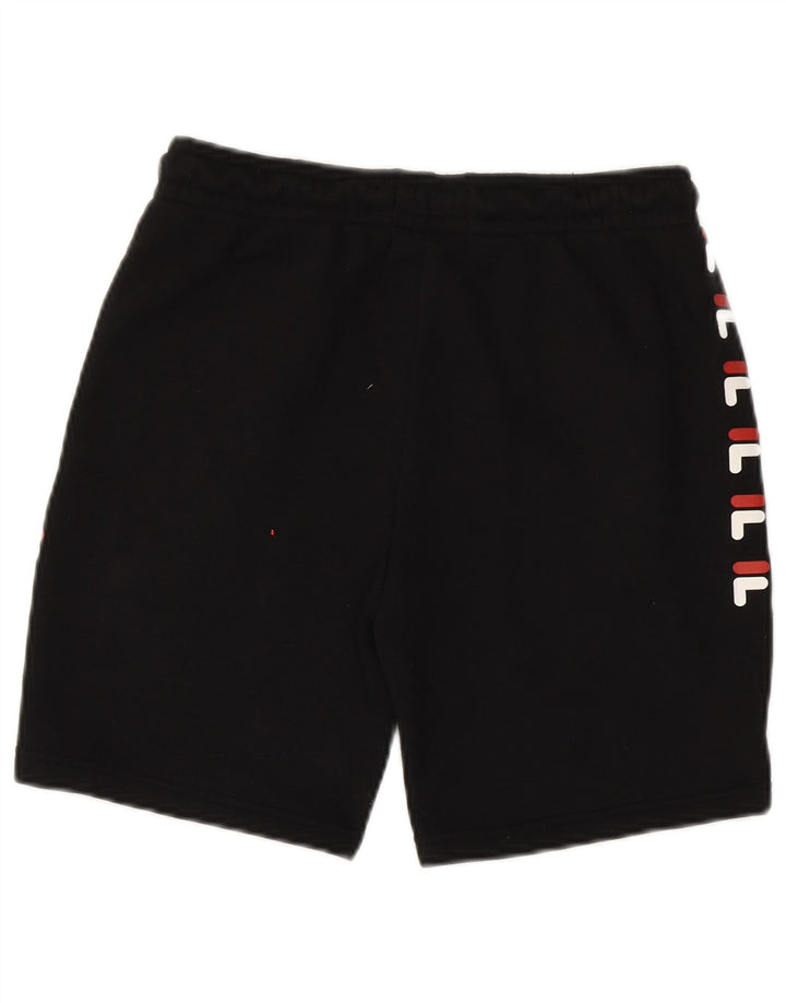 Fila Boys Graphic Sports Shorts 13-14 År Sort Polyester