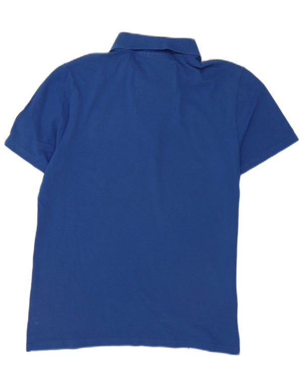 Puma Herre grafisk poloshirt Medium blå bomuld