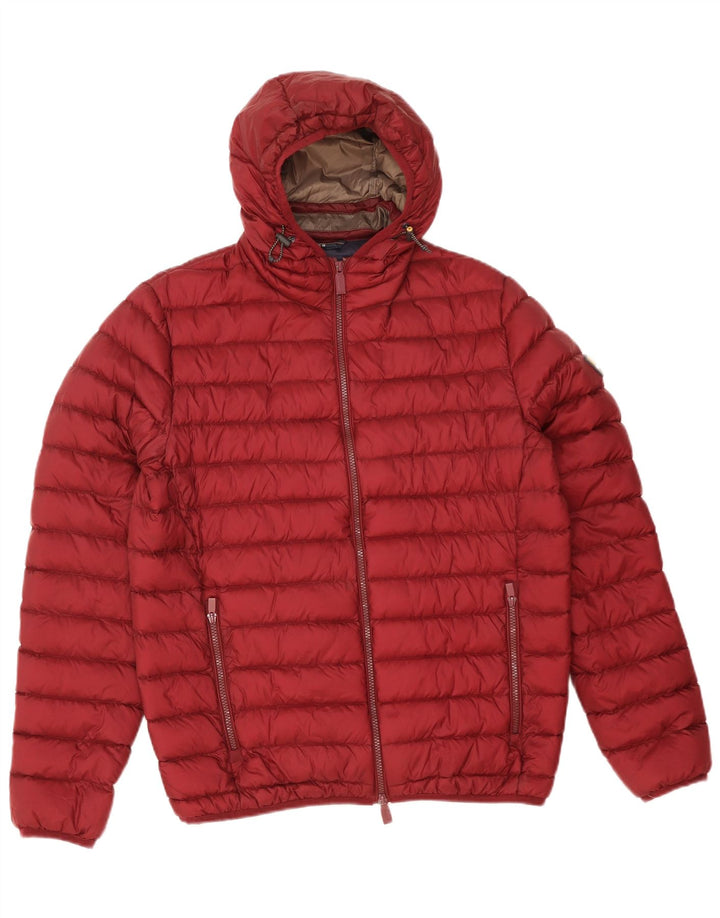 Ciesse Piumini Herre hættepolstret jakke EU 50 Medium Burgundy