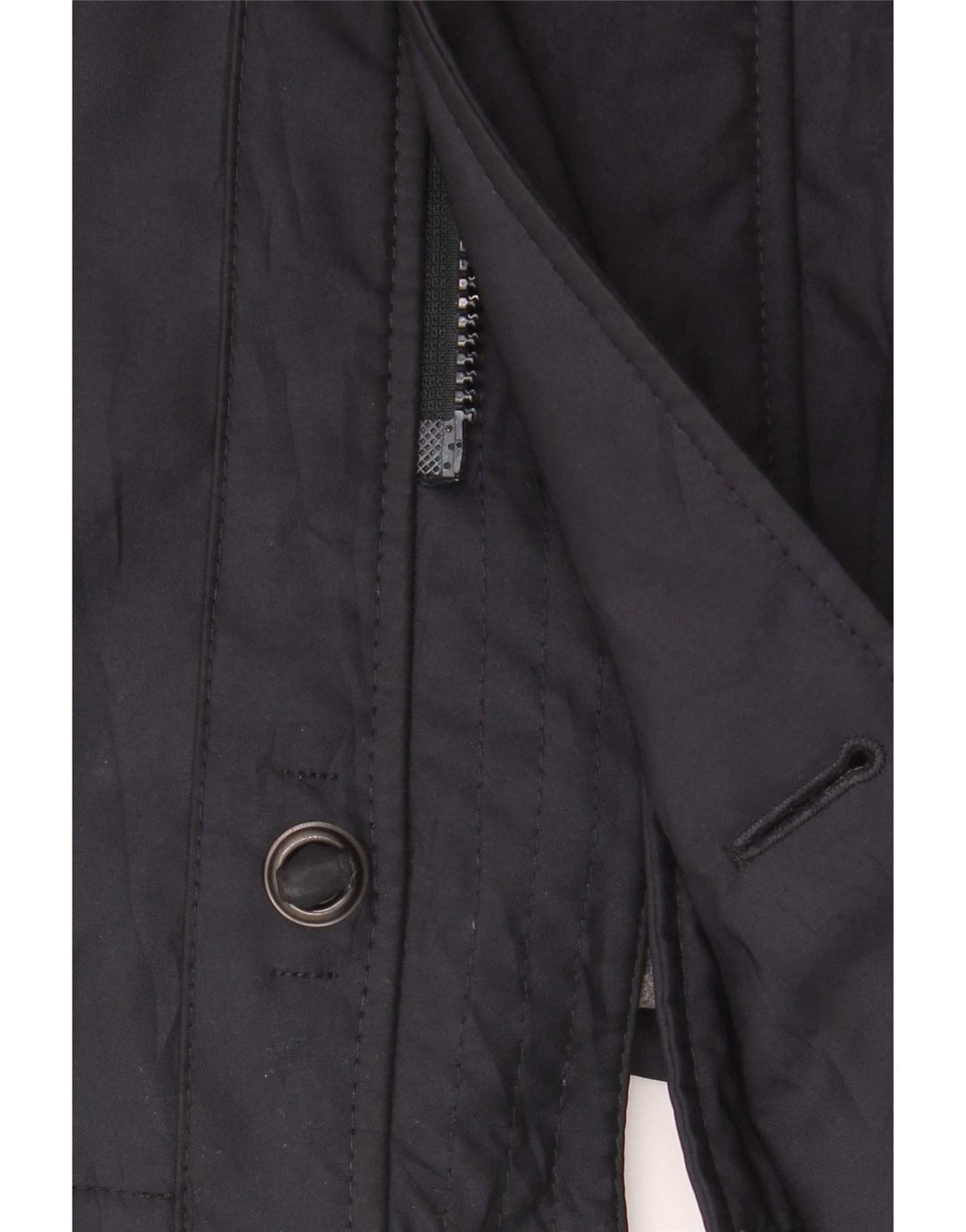 Bond Street Herre Windbreaker Coat IT 52 XL Navy Blue Polyester