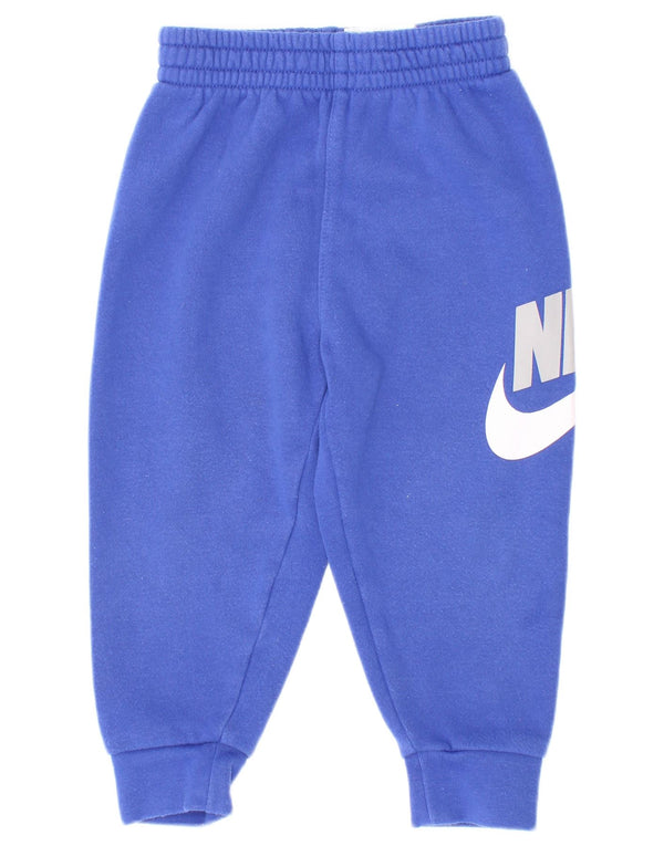 Nike Baby Boys Graphic Joggers Træningsdragt Bukser 18-24 måneder Blå Bomuld