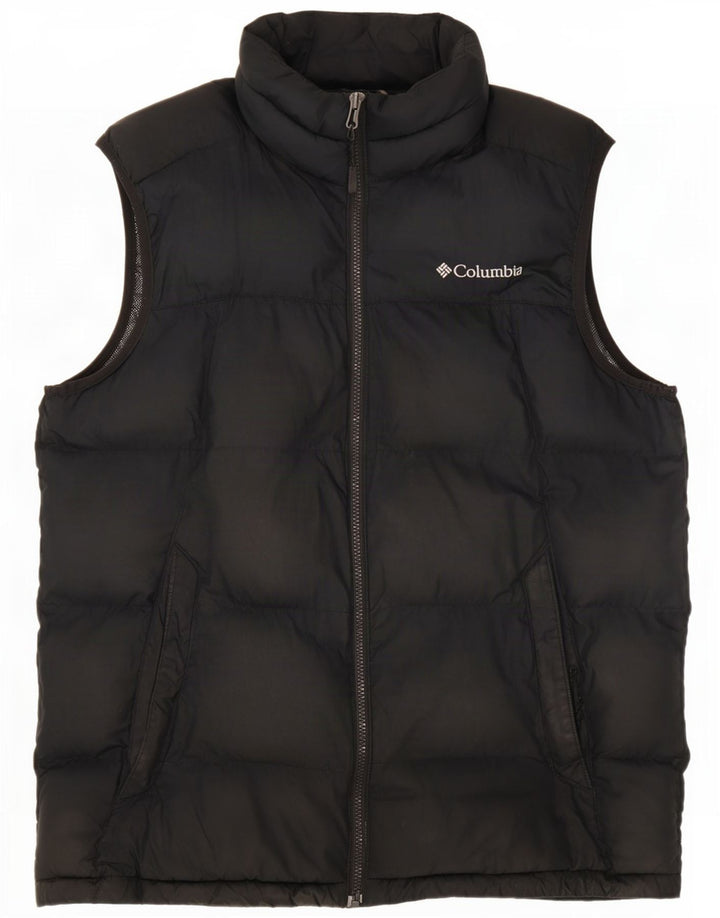 Columbia Mens Omni-Heat Polstret Gilet UK 38 Medium Black Polyester