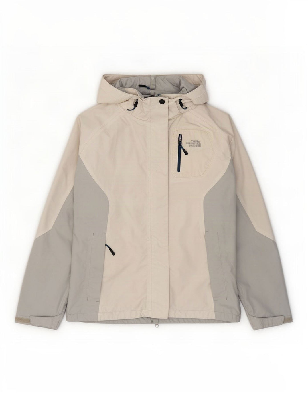 The North Face Dame Windbreaker Jacket UK 16 Large White Colourblock