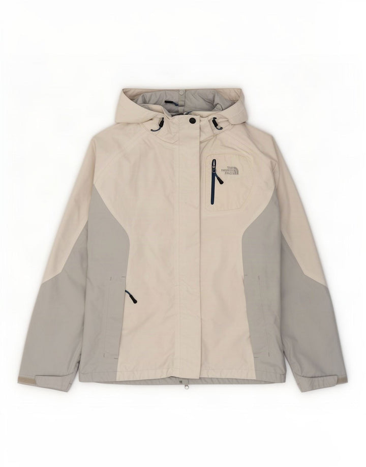 The North Face Dame Windbreaker Jacket UK 16 Large White Colourblock