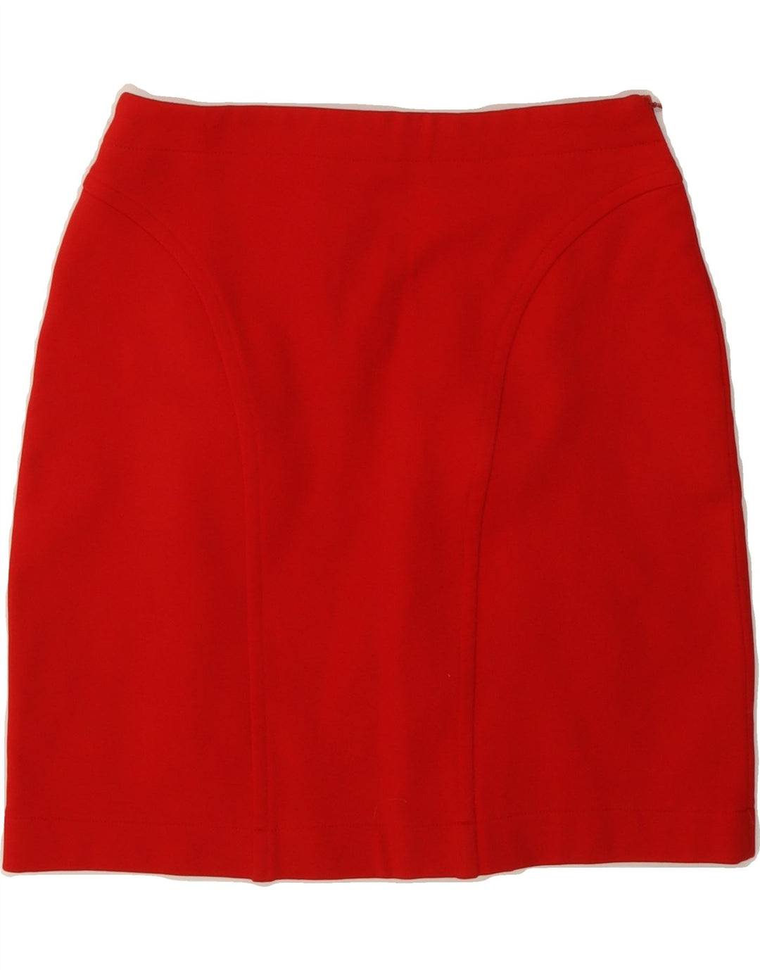 VINTAGE Womens Pencil Skirt IT 44 Medium W28  Red Nylon Vintage Vintage and Second-Hand Vintage from Messina Hembry 