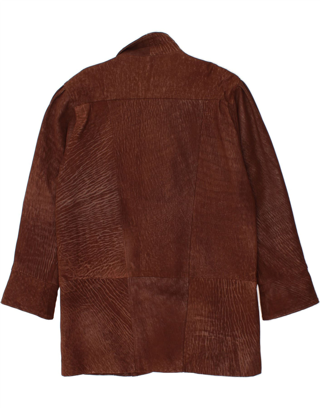 HYDE Womens Leather Coat UK 16 Large Brown Leather Vintage Hyde and Second-Hand Hyde from Messina Hembry 