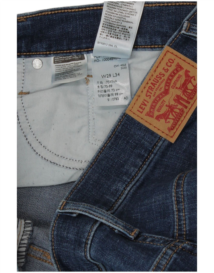 Levi's Dame 312 Shaping Slim Jeans W29 L34 Blå Bomuld