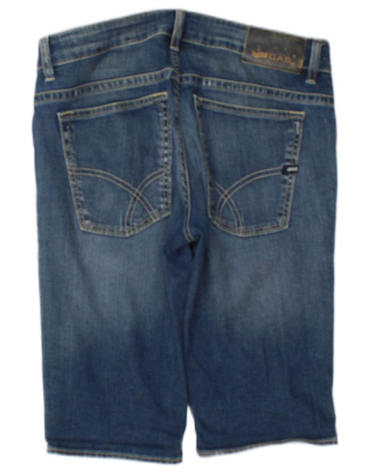 Gas Herre Denim Shorts W31 Medium Blue Cotton