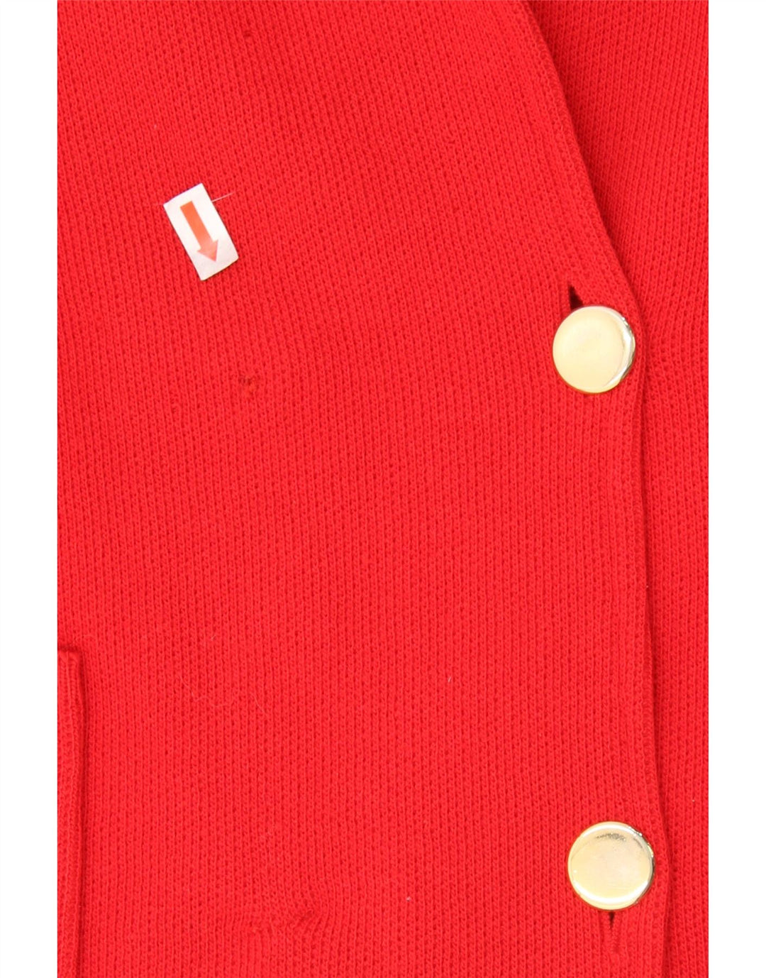 VINTAGE Womens Cardigan Sweater UK 10 Small Red Vintage Vintage and Second-Hand Vintage from Messina Hembry 