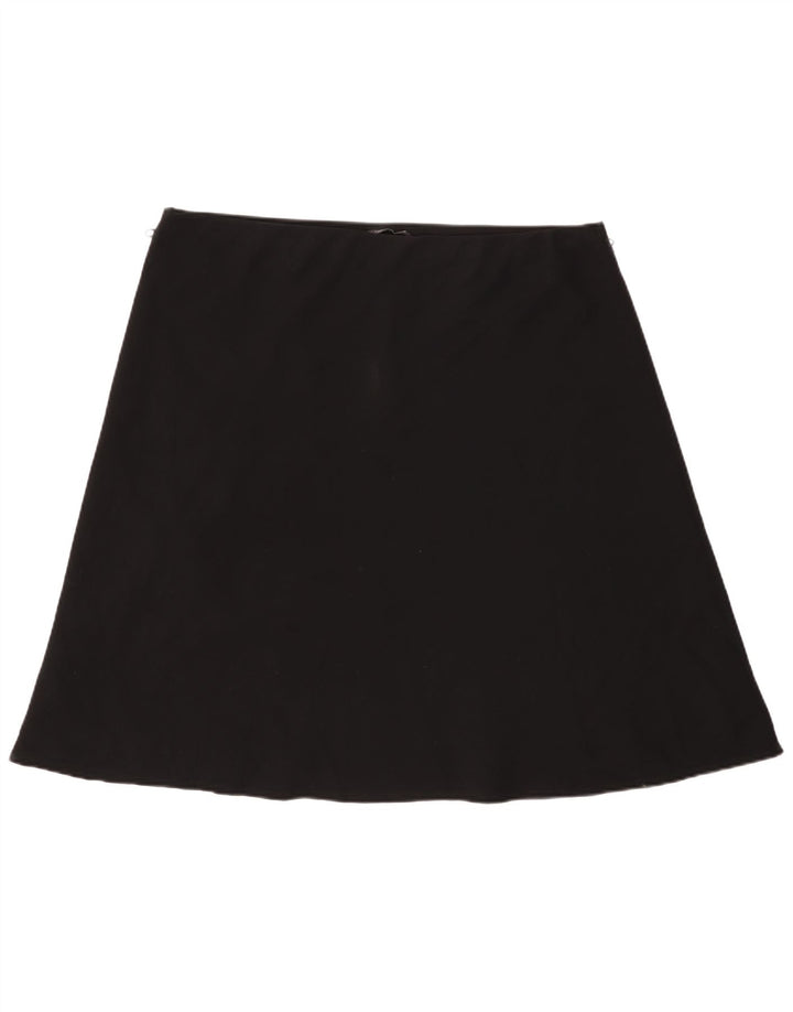 Marks & Spencer A-line nederdel til kvinder UK 20 2XL W40 sort polyester