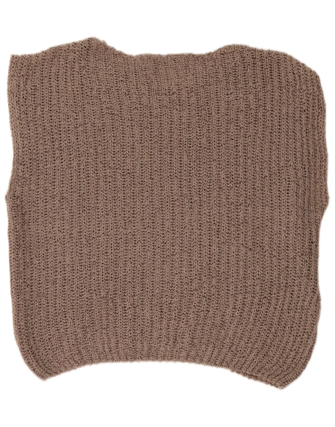 Zara Dame Oversized Vest Tank Top UK 10 Small Beige
