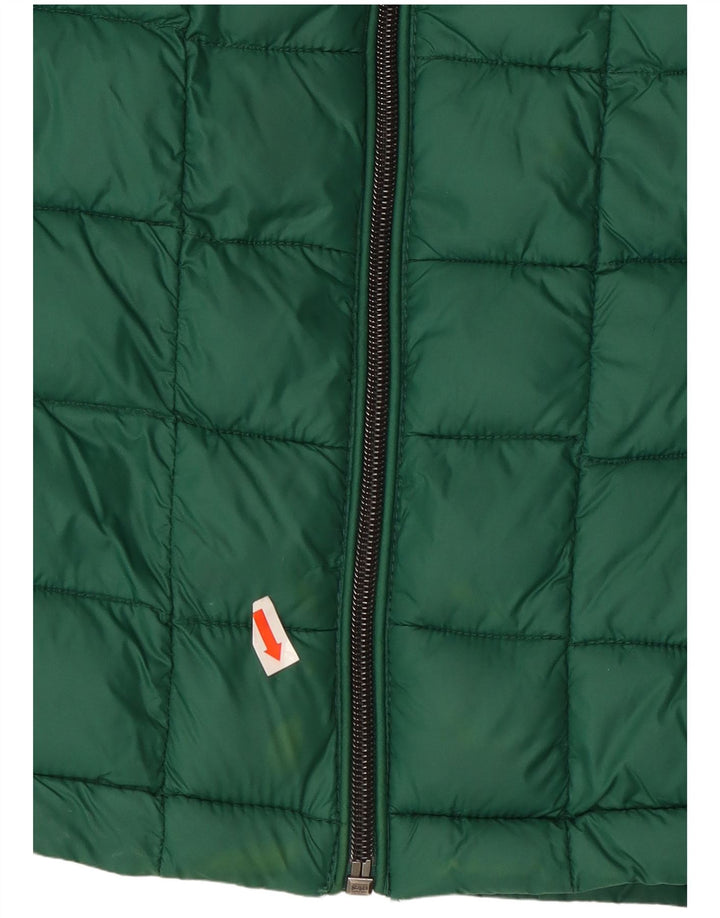 Michael Kors Dame Hættejakke UK 14 Medium Grøn Nylon