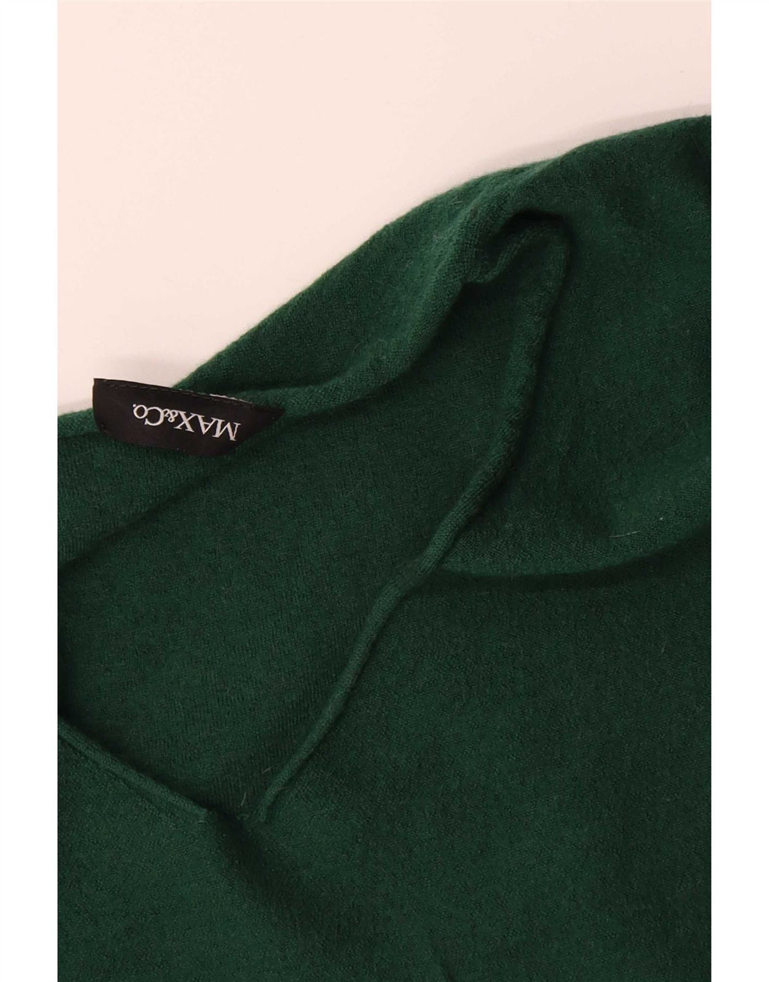 Max & Co. Dame V-hals sweater UK 10 Small Green
