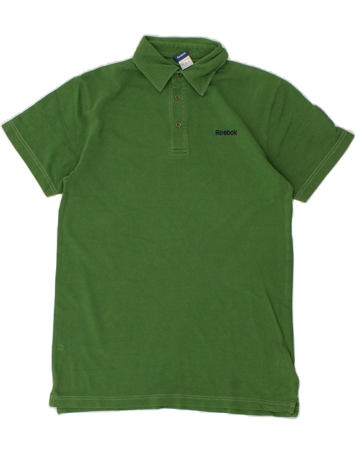 REEBOK Mens Polo Shirt Small Green Cotton Vintage Reebok and Second-Hand Reebok from Messina Hembry 
