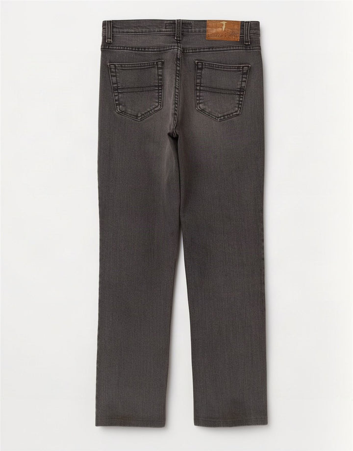 Trussardi Lige Jeans til kvinder W27 L28 Grå Bomuld