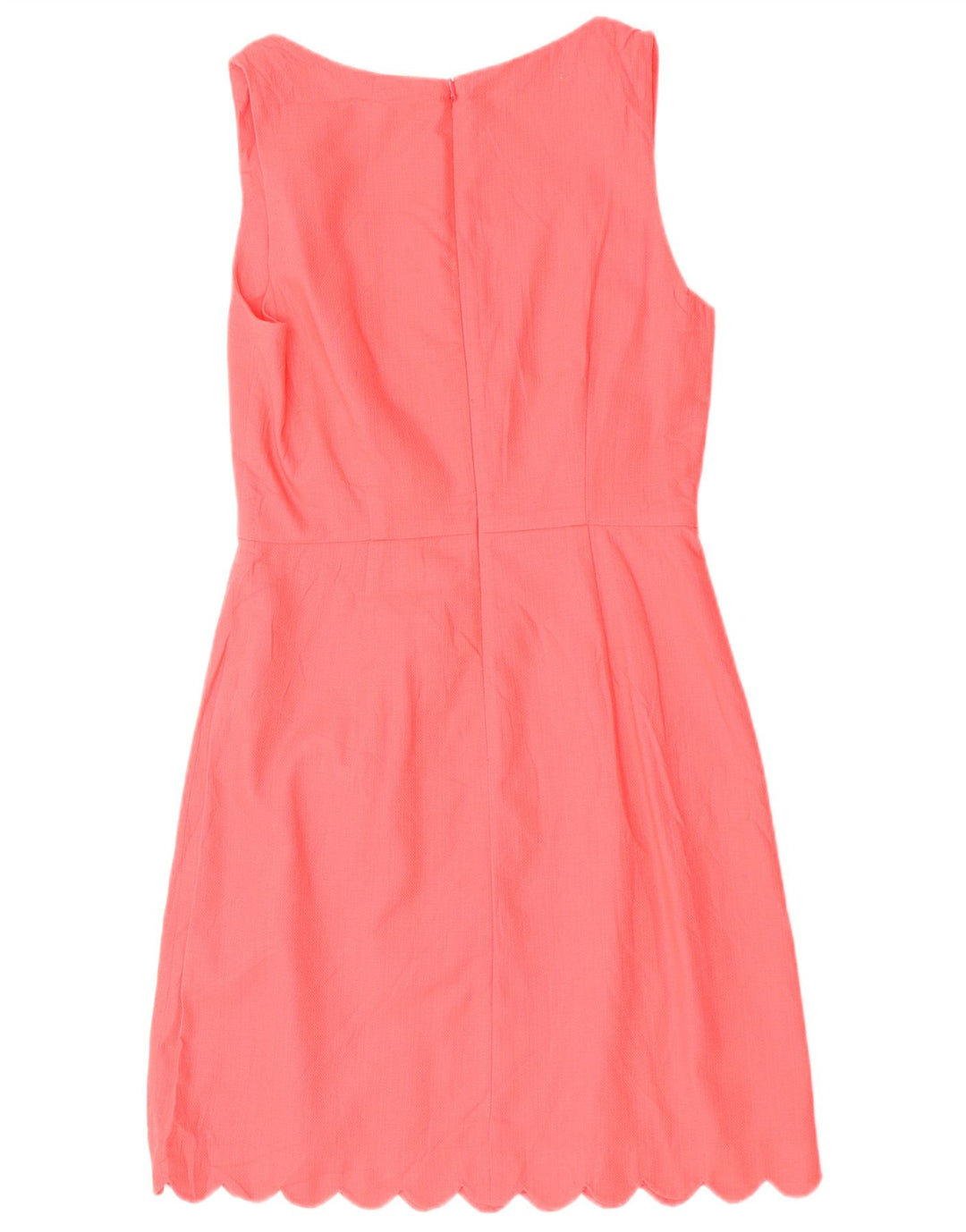 J. CREW Kvinder ærmeløs A-line kjole US 6 Medium Pink Bomuld