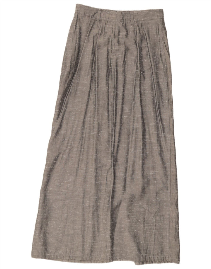 Vintage dame Maxi-nederdel W28 Medium Grey Flecked