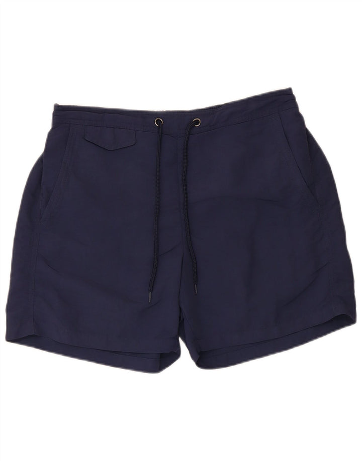 Ted Baker Badeshorts til mænd størrelse 4 Large Marineblå polyamid