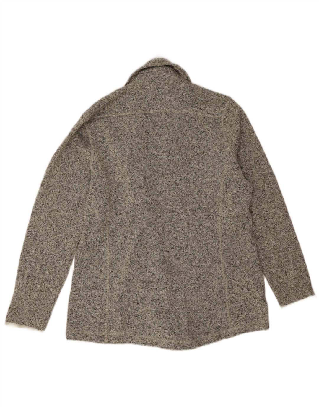 Eddie Bauer Dame Dobbeltradet Blazer Jacket UK 16 Large Grey Flecked