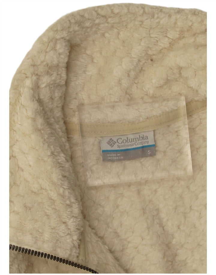 Columbia Fleecejakke til kvinder UK 10 Small Off White Polyester