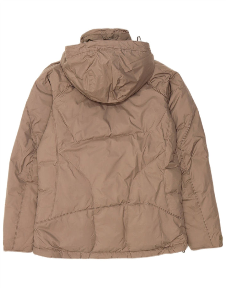 COLUMBIA Oversized hættejakke til kvinder UK 10 Lille grå nylon