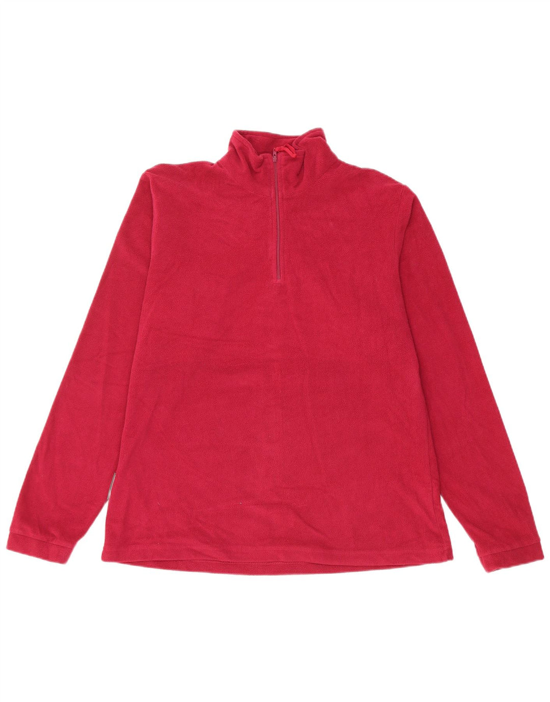 Mountain Essentials Fleece Jumper med lynlås til kvinder UK 14 Stor rød polyester