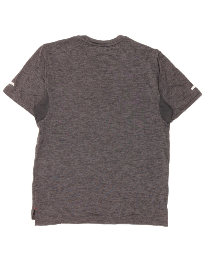 RUSSELL ATHLETIC Drenge Dri-Power T-Shirt Top 14-15 år XL Grå Flecked