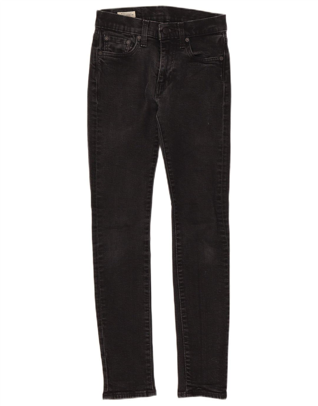 Levi's Skinny Jeans til kvinder W28 L29 sort bomuld